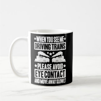 Triebfahrzeugführer für Lokomotive Kaffeetasse
