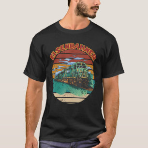 Triebfahrzeugführer Lokomotive I Liebe Züge Eisenb T-Shirt