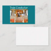 Triebfahrzeugführer-Lokomotive Melody von Funnycom Visitenkarte (Vorne/Hinten)