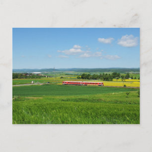 Triebwagen bei Birkenbringhausen Postkarte