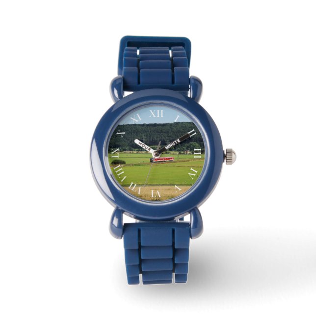 Triebwagen bei Sarnau Armbanduhr (Vorderseite)