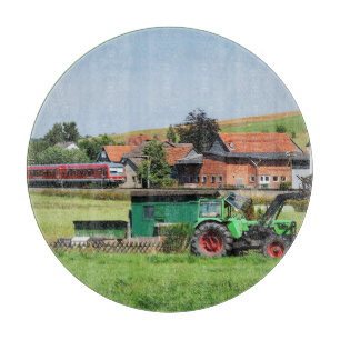 Triebwagen in Todenhausen Schneidebrett