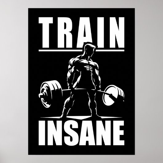 Triebwerkinsan - Motivierend Fahrwerk, Fitness für Poster (Vorne)