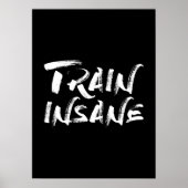 Triebwerkinsane - Gym Workout Motivierend Poster (Vorne)