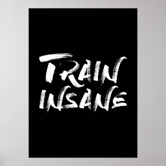 Triebwerkinsane - Gym Workout Motivierend Poster (Vorne)