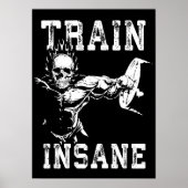 Triebwerkinsane - Gym Workout Motivierend Poster (Vorne)