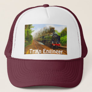 Triebwerksbegeisterter Dampfzug-Engineer Truckerkappe