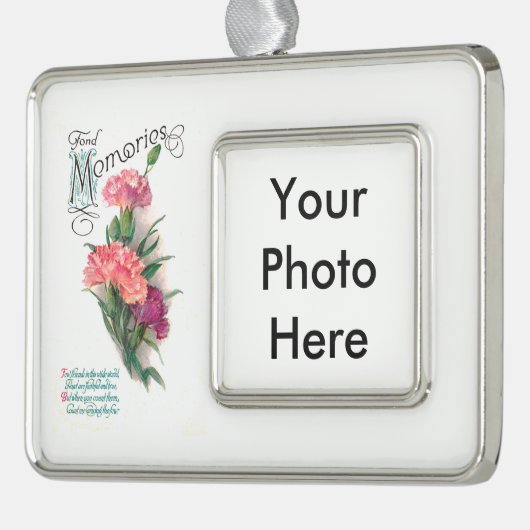 Tried and True Friend Rahmen-Ornament Silber (Links)