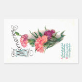 Tried and True Friend Rechteckiger Aufkleber (Vorderseite)