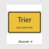 Trier Aufkleber Sticker Autoaufkleber (Blatt)