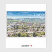 Trier Cityscape Panorama Moselle Deutschland Souve Aufkleber (Blatt)