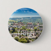 Trier Cityscape Panorama Moselle Deutschland Souve Button (Vorderseite)