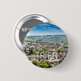 Trier Cityscape Panorama Moselle Deutschland Souve Button