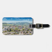 Trier Cityscape Panorama Moselle Deutschland Souve Gepäckanhänger (Vorderseite horizontal)