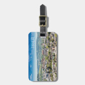 Trier Cityscape Panorama Moselle Deutschland Souve Gepäckanhänger (Vorderseite vertikal)