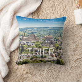 Trier Cityscape Panorama Moselle Deutschland Souve Kissen