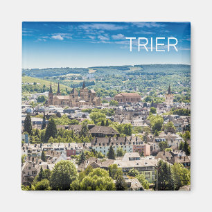 Trier Cityscape Panorama Moselle Deutschland Souve Magnet