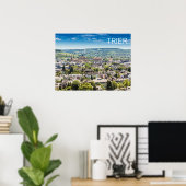 Trier Cityscape Panorama Moselle Deutschland Souve Poster (Heimbüro)