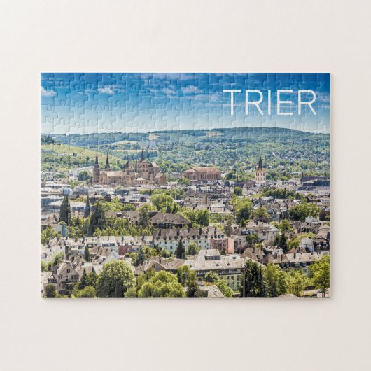 Trier Cityscape Panorama Moselle Deutschland Souve Puzzle (Horizontal)