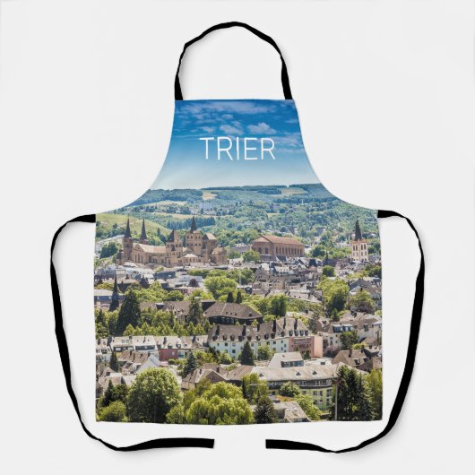 Trier Cityscape Panorama Moselle Deutschland Souve Schürze (Vorderseite)