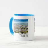Trier Cityscape Panorama Moselle Deutschland Souve Tasse (Vorderseite Links)