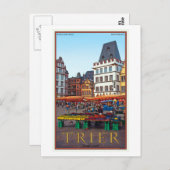 Trier - Hauptmarkt Postkarte (Vorne/Hinten)