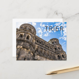 Trier Porta Nigra Rheinland Pfalz Deutschland Feiertagspostkarte