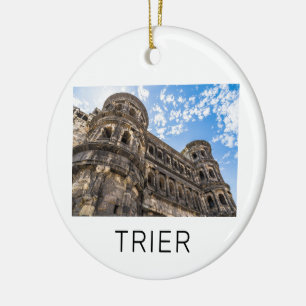 Trier Porta Nigra Rheinland Pfalz Deutschland Keramik Ornament