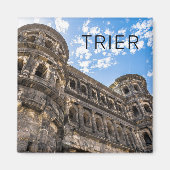 Trier Porta Nigra Rheinland Pfalz Deutschland Magnet (Vorne)