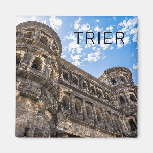 Trier Porta Nigra Rheinland Pfalz Deutschland Magnet (Vorne)