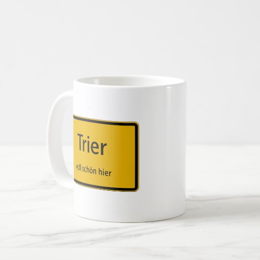 Trier Tasse Kaffeetasse Teetasse (Vorderseite Links)