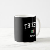 Triest Italien Italia Sportsport Kaffeetasse (VorderseiteRechts)