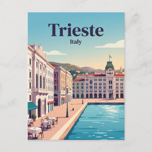 Triest, Italien Postkarte (Vorderseite)