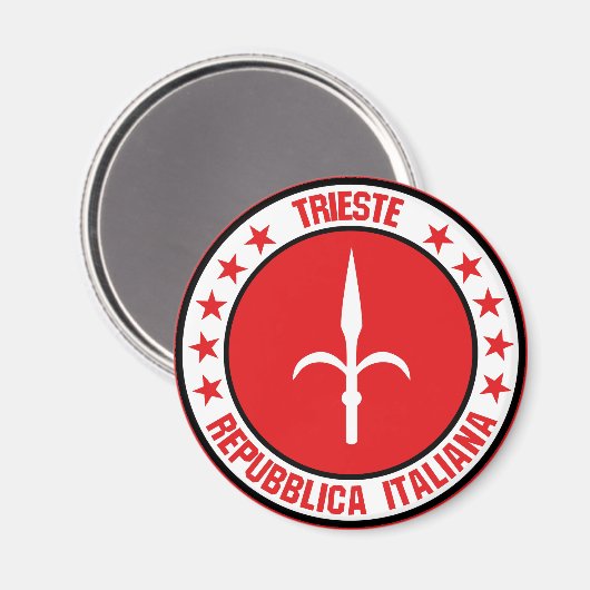 Triest Magnet (Vorderseite/Rückseite)