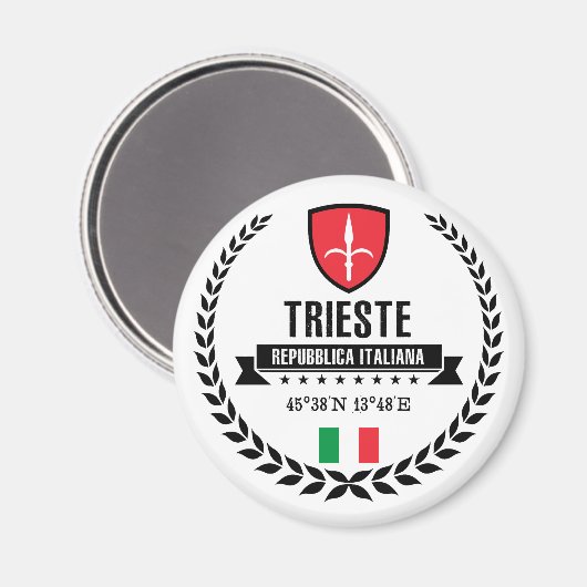 Triest Magnet (Vorderseite/Rückseite)