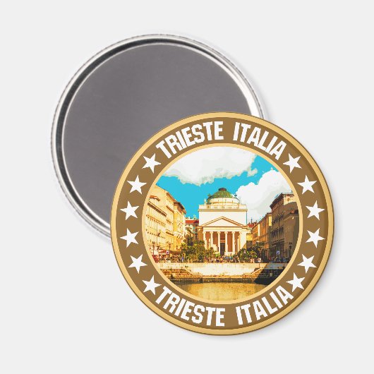 Triest Magnet (Vorderseite/Rückseite)