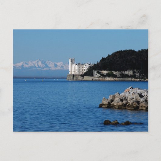 Triest Miramare Postkarte (Vorderseite)