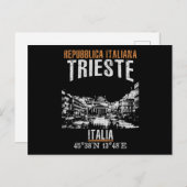 Triest Postkarte (Vorne/Hinten)