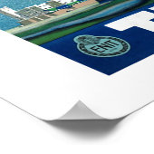 Trieste Italy Vintage Travel Poster (Ecke)