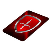 Trieste Mettalic Emblem Magnet (Linke Seite)
