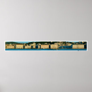 Trieste panoramica poster