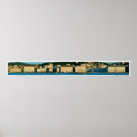 Trieste panoramica poster (Vorne)