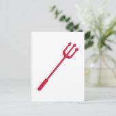 Triester des Roten Teufels Postkarte (Stehend Vorderseite)