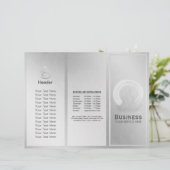 Trifale Yoga Studio Broschüren Meditation Pose ZEN (Stehend Vorderseite)