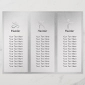 Trifale Yoga Studio Broschüren Meditation Pose ZEN (Rückseite)