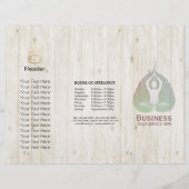 Trifale Yoga Studio Broschüren Meditationsstudio (Vorderseite)