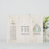Trifale Yoga Studio Broschüren Meditationsstudio (Stehend Vorderseite)