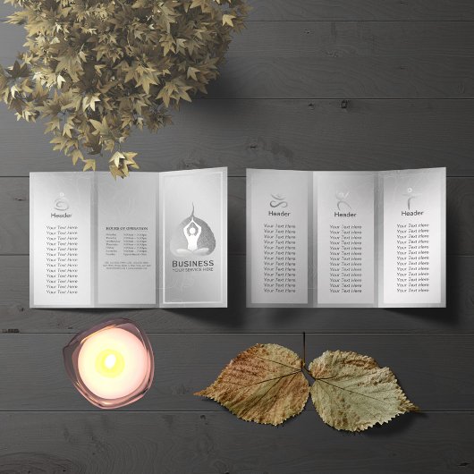 Trifale Yoga Studio Broschüren Meditationsstudio