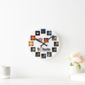 Trifecto Wall Clock Runde Wanduhr (Zuhause)