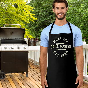 Triff den Grillmeister BBQ Schürze